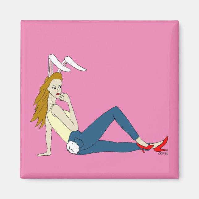 bunnygirl   magnet (Front)