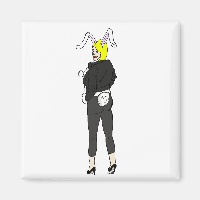 bunnygirl  magnet (Front)