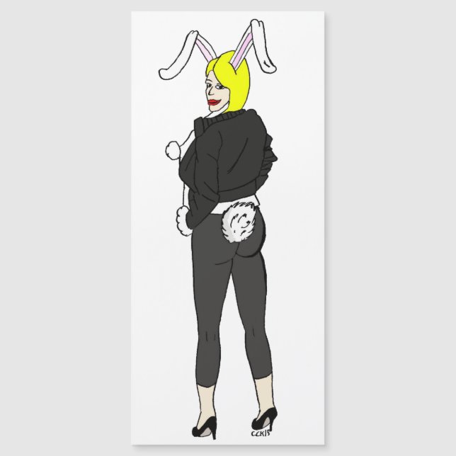 bunnygirl  magnet (Front)