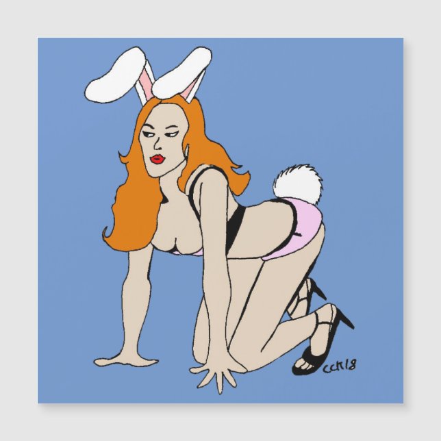bunnygirl   magnet (Front)