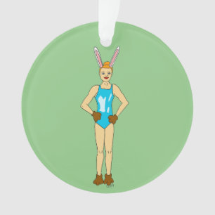 bunnygirl ornament
