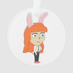 bunnygirl ornament