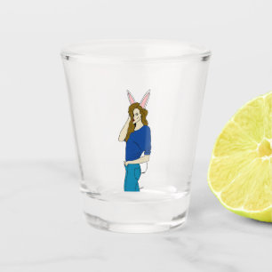 bunnygirl shot glass