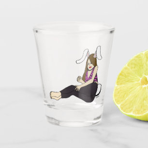 bunnygirl shot glass