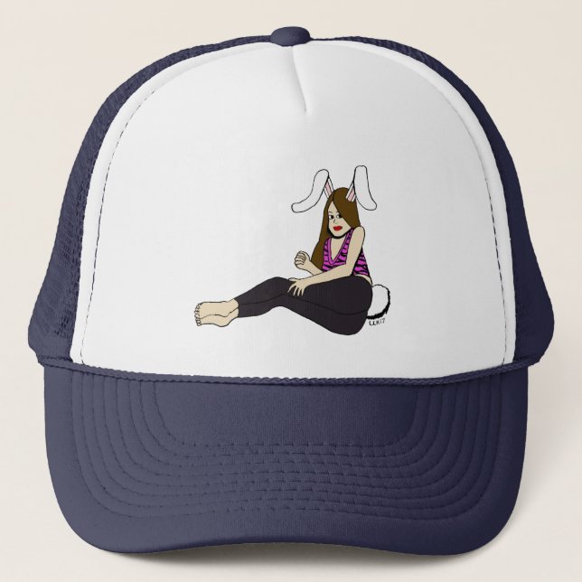 bunnygirl trucker hat (Front)
