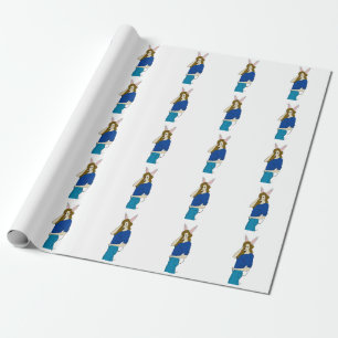 bunnygirl wrapping paper