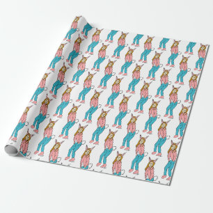 bunnygirl wrapping paper