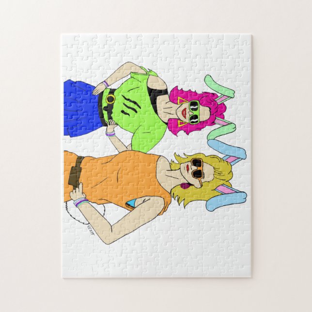 bunnygirls  jigsaw puzzle (Vertical)