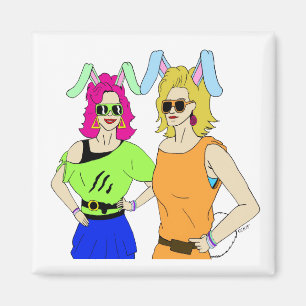 bunnygirls     magnet