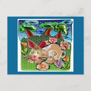 bunnyhop1 postcard