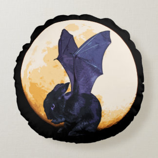 BunnyLuv Halloween Pillow featuring Ethan