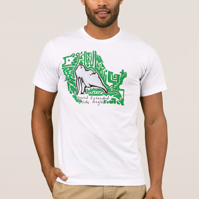 Bunnyoga - Bound Extended Side Angle T-Shirt (Front)