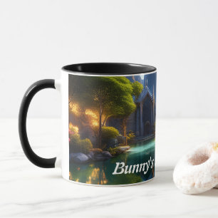 Bunny's Morning Tea Personalised Customisable Mug