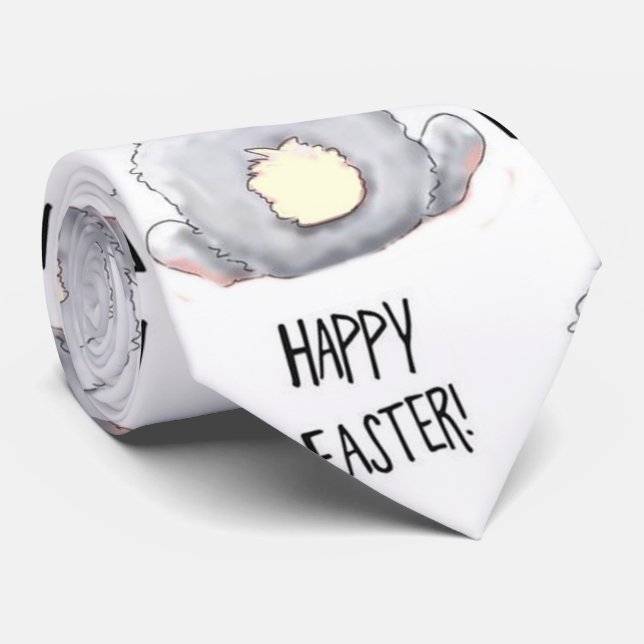 ***BUNNY'S TAIL*** EASTER TIE (Rolled)