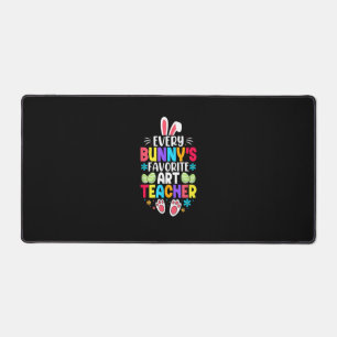 Bunny's Teacher Easter Themed Colourful Design  Desk Mat