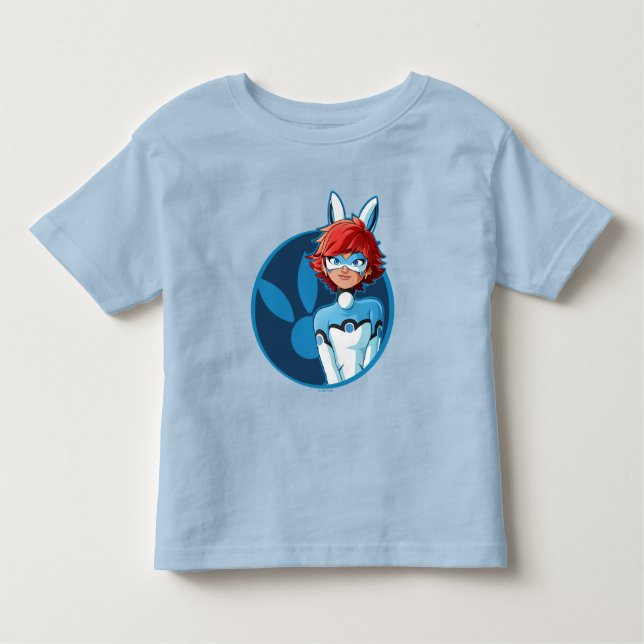Bunnyx Blue Badge Toddler T-Shirt (Front)