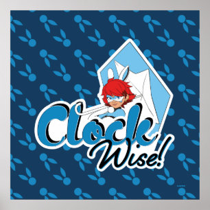 Bunnyx Clock Wise! Poster