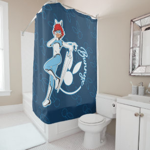 Bunnyx Graphic Shower Curtain