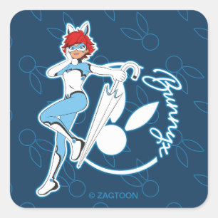 Bunnyx Graphic Square Sticker
