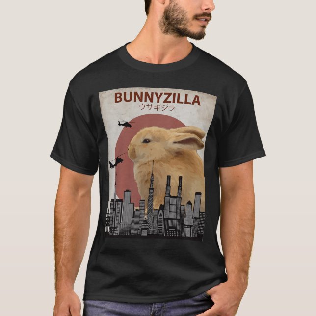 Bunnyzilla Bunny T-Shirt (Front)