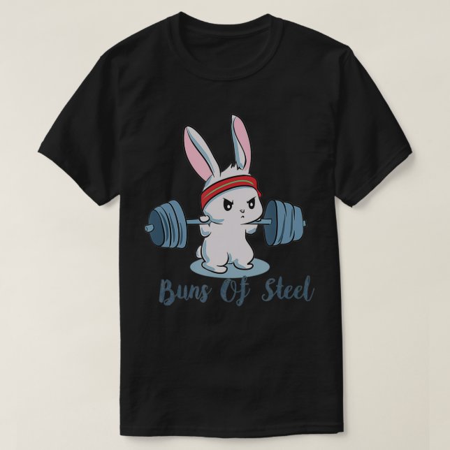 Buns Of Steel Eastern Powerlifting Bodybuilding We T-Shirt (Design Front)