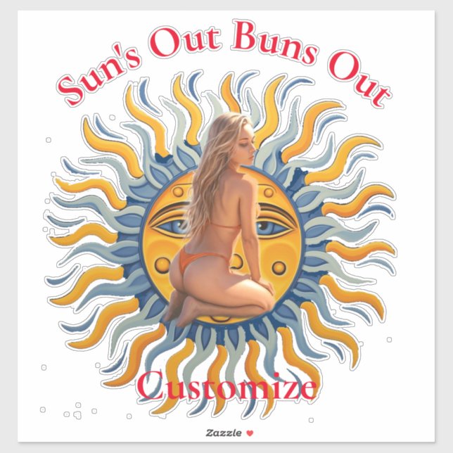 Buns Out Bikini Beach Girl Thunder_Cove  (Sheet)