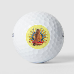 Buns Out Bikini Beach Girl Thunder_Cove  Golf Balls