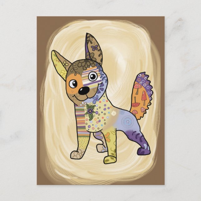 Bunte Hund Postcard (Front)