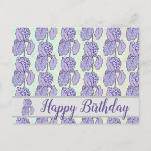 bunte Iris Postcard