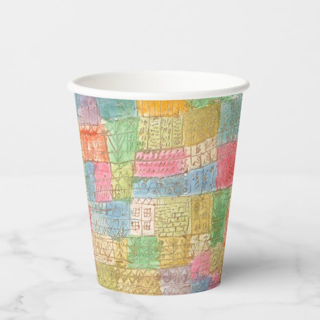 Bunte Landschaft - Paul Klee Paper Cups (Front)
