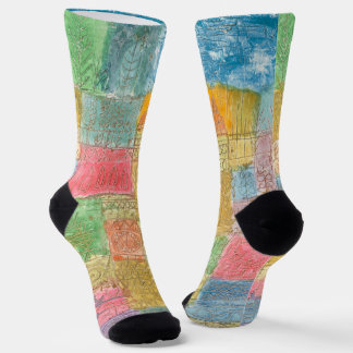 Bunte Landschaft - Paul Klee Socks