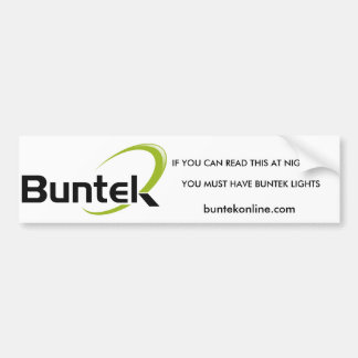 Buntek Bumper Sticker