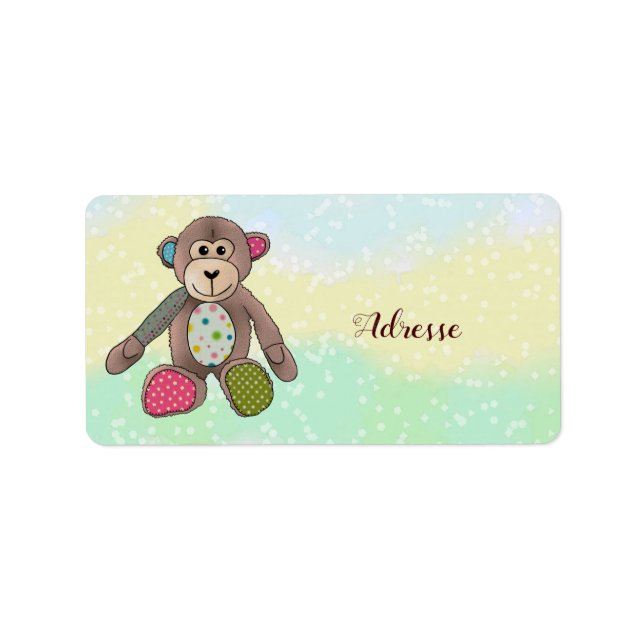 Bunter Affe  Label (Front)