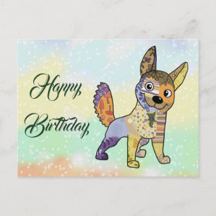 Bunter dog postcard