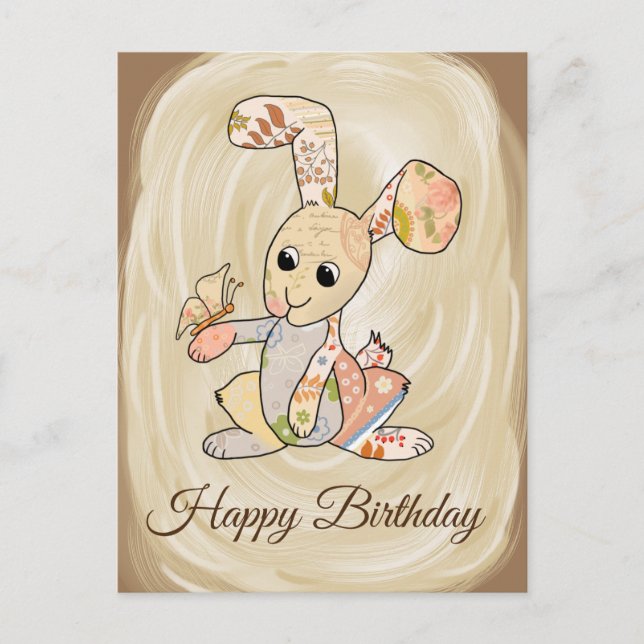 Bunter Hase Postcard (Front)