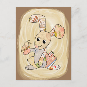 Bunter Hase Postcard