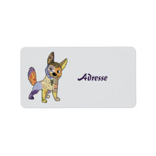 Bunter Hund Label