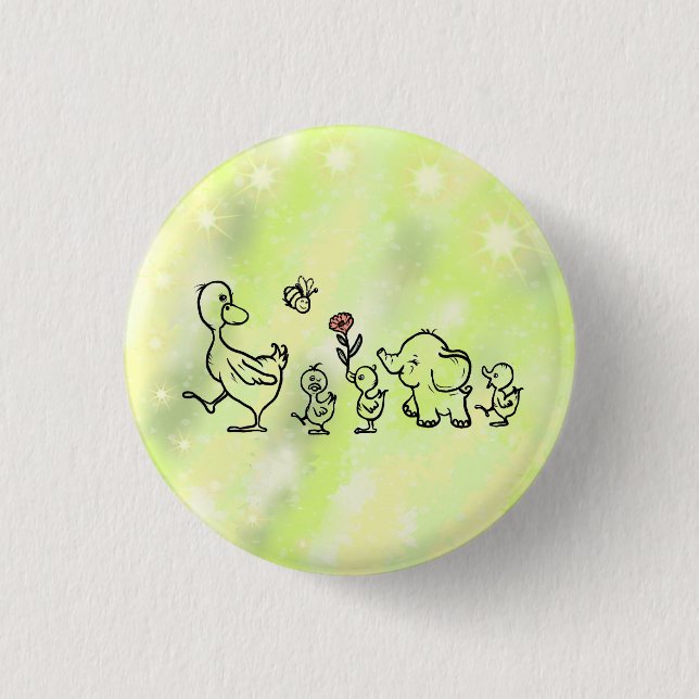 bunter Lauf  3 Cm Round Badge (Front)