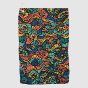Bunter's wool pattern Paisley Golf Towel