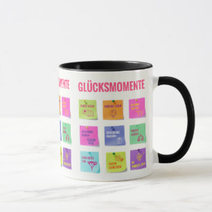 Buntes Design mit Glücksmomenten Mug