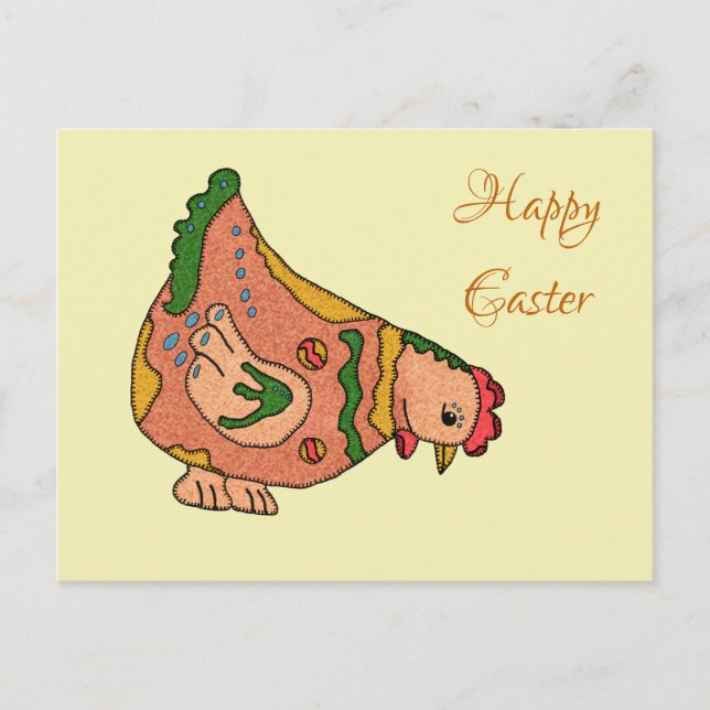 Buntes Huhn Postcard (Front)