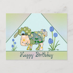 Buntes Schaf Postcard