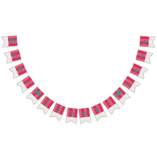 Bunting Baby Shower "Umbrella Watermelon"