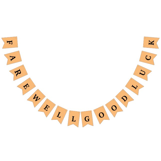 Bunting banner for Farewell party (All)