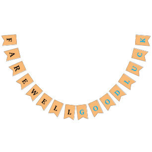 Bunting banner for Farewell party