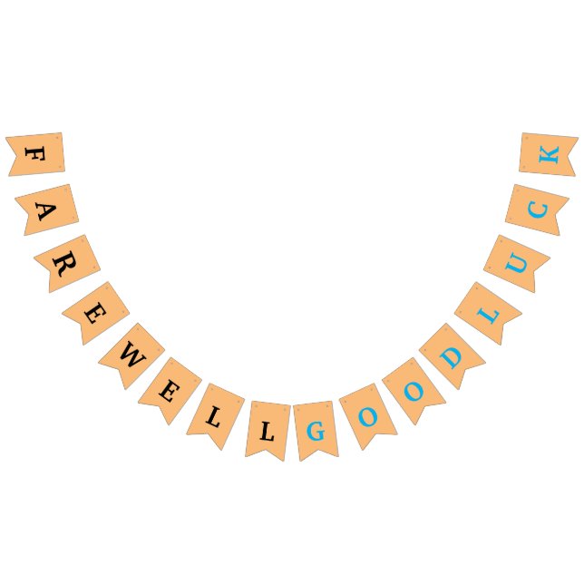 Bunting banner for Farewell party (All)