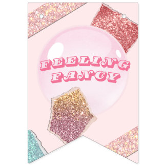  Bunting Flag - Pink Party flag