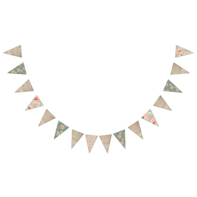 BUNTING FLAGS BANNER | Vintage Floral Storybook (All)