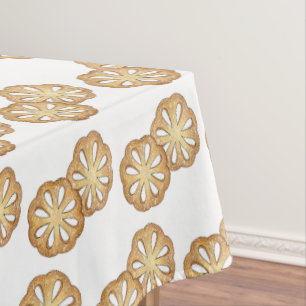 Buñuelos Spanish Mexican Food Dessert Fried Dough Tablecloth