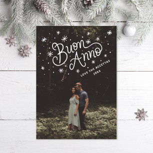 Buon Anno Italian New Year Photo Holiday Card